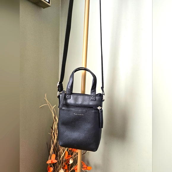 Tahari Handbags - Tahari Crossbody  small Black